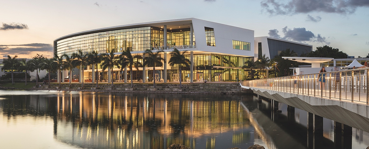 shalala student center twilight